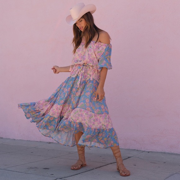 Spell Juniper Tiered Gown - Picture 3 of 14